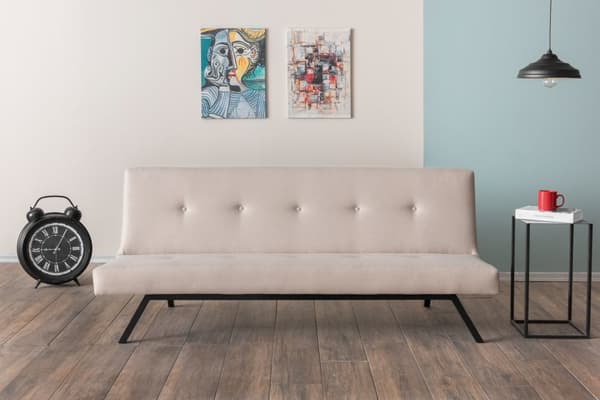 3-sæders sovesofa Zola - Creme