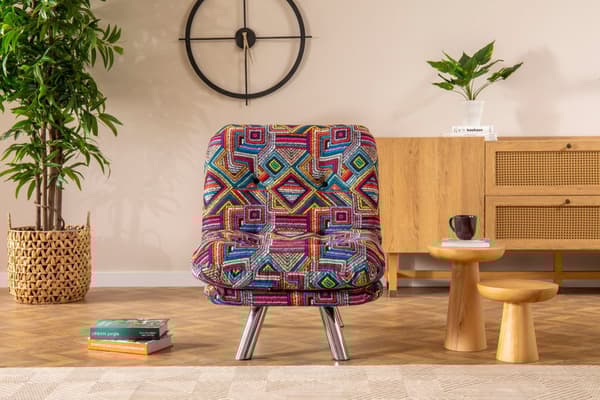 1-sits bäddsoffa Misa Small Solo - Patchwork