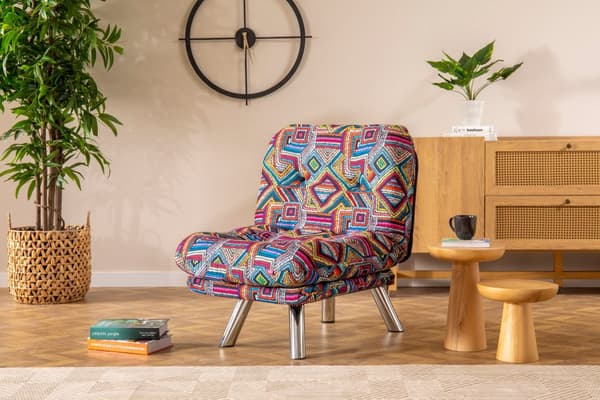 1-sits bäddsoffa Misa Small Solo - Patchwork