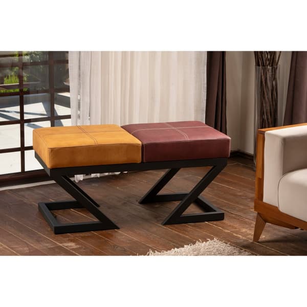 Pouffe Brda - Sennep, Claret Red