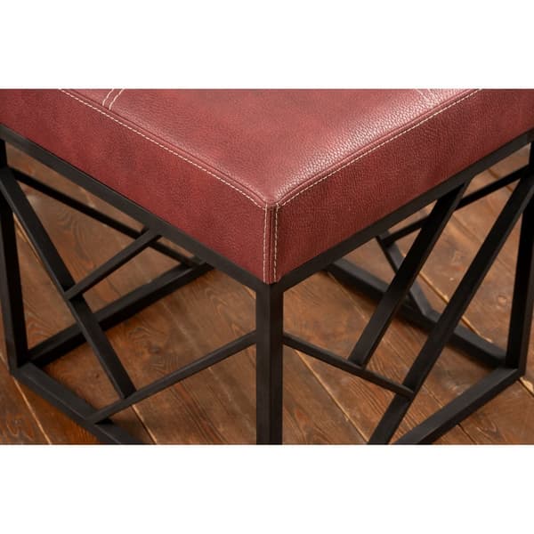 Pouffe Koza - Claret Red