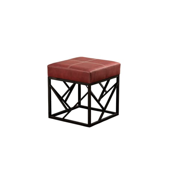 Pouffe Koza - Claret Red