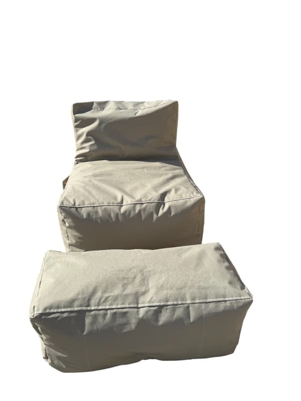 Bønneposesett (2 stk) Xxl Sedir - Beige