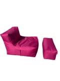 Miniatyrbilde 2 av 4: Bønneposesett (2 stk) Xxl Sedir - Rosa