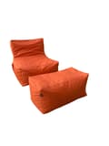 Miniatyrbild 3 av 4: Bean Bag Set (2 delar) Xxl Sedir - Orange