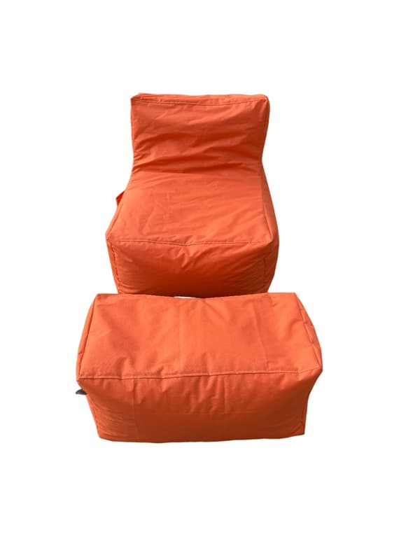 Bean Bag Set (2 delar) Xxl Sedir - Orange