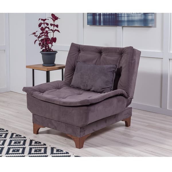 Wing Chair Kelebek Berjer - Antrasitt