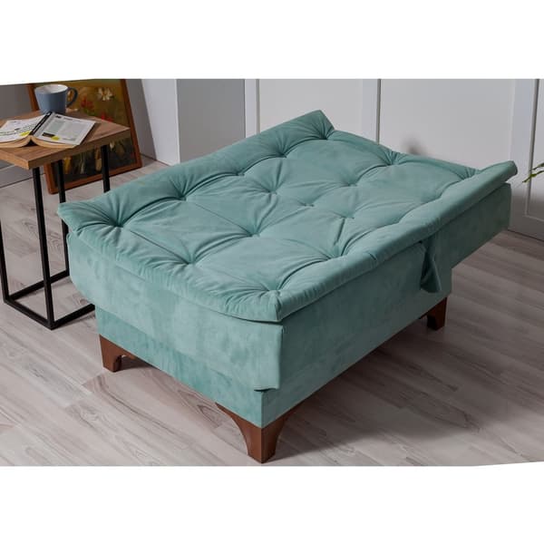 Wing Chair Kelebek Berjer - Sea Green