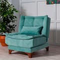 Miniatyrbilde 1 av 7: Wing Chair Kelebek Berjer - Sea Green