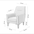 Miniatyrbilde 6 av 6: Wing Chair Liones 29 - Grå
