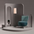 Miniatyrbild 2 av 8: Wing Chair Loly - Turkos