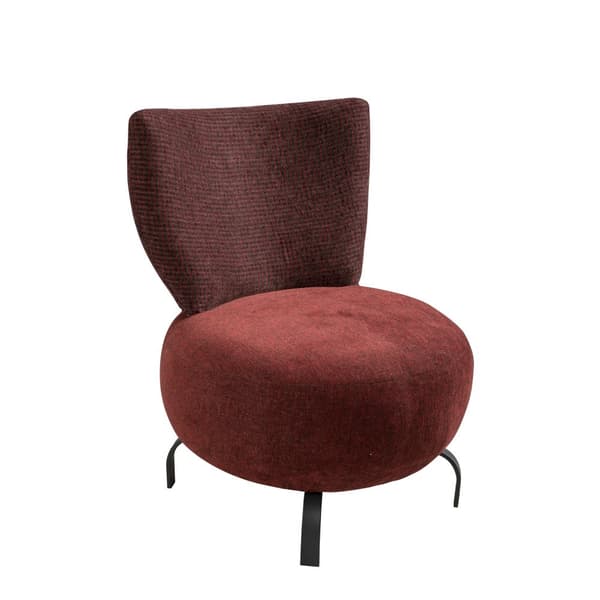 Wing Chair Loly - Claret Red