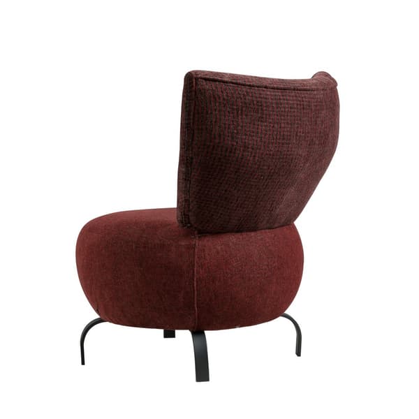 Wing Chair Loly - Claret Red