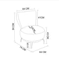 Miniatyrbilde 8 av 8: Wing Chair Loly - Antrasitt