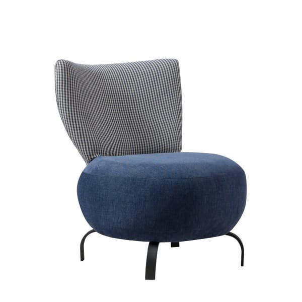 Wing Chair Loly - tummansininen