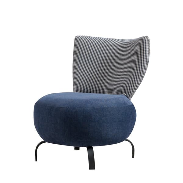 Wing Chair Loly - tummansininen