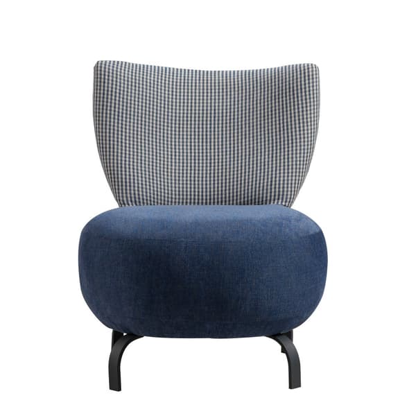 Wing Chair Loly - tummansininen