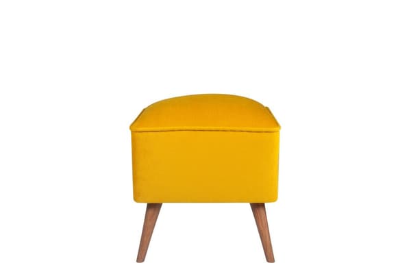 Pouffe New Bern - keltainen