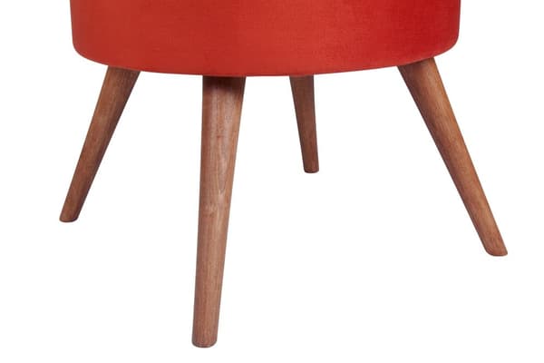Pouffe Boyce - laatan punainen