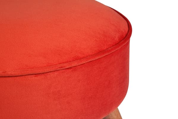 Pouffe Boyce - laatan punainen
