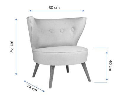 Wing Chair Riverhead - keltainen