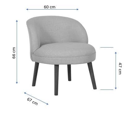 Wing Chair Nice - Krem