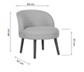 Pikkukuva 7 / 7: Wing Chair Nice - Indigo Blue