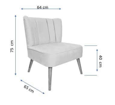Wing Chair Moon River - Turkis