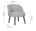 Pikkukuva 7 / 7: Wing Chair Nice - Saxe Blue