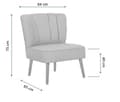 Miniatyrbild 5 av 5: Wing Chair Monn Way - Grågrön