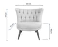 Miniatyrbilde 3 av 3: Wing Chair Richland - Milky Brown