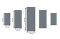 Pikkukuva 3 / 3: Koristeellinen MDF-maalaus (5 kpl) 5DMDF-6