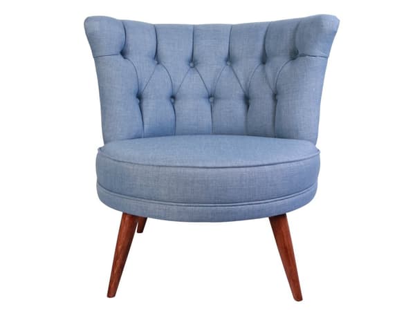 Wing Chair Richland - Indigo Blue