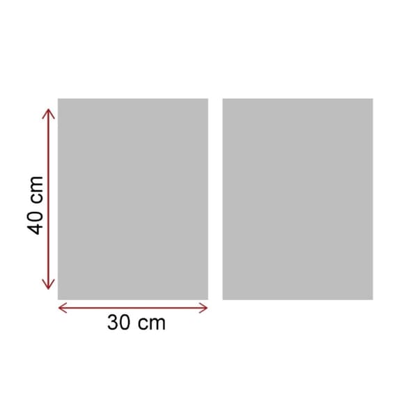 Koristeellinen MDF-maalaus (2 kpl) 2P3040MDFCIZ-002