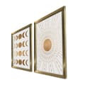 Pikkukuva 3 / 6: Koristekehystetty MDF-maalaus (2 kpl) 2P3853NISCT-013