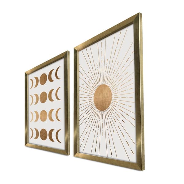 Koristekehystetty MDF-maalaus (2 kpl) 2P3853NISCT-013