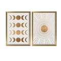Pikkukuva 4 / 6: Koristekehystetty MDF-maalaus (2 kpl) 2P3853NISCT-013
