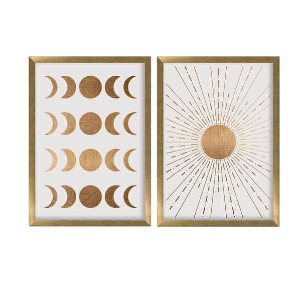 Koristekehystetty MDF-maalaus (2 kpl) 2P3853NISCT-013