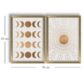 Pikkukuva 2 / 6: Koristekehystetty MDF-maalaus (2 kpl) 2P3853NISCT-013