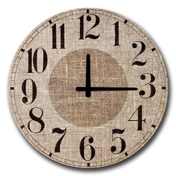 Dekorativ MDF-klokke 5050MS-047