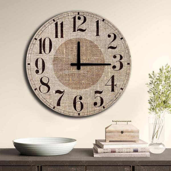 Dekorativ MDF-klokke 5050MS-047