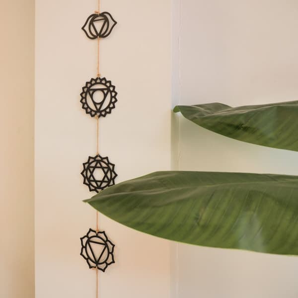 Dekorativt metallveggtilbehør Chakra - APT406MS