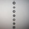 Miniatyrbilde 4 av 6: Dekorativt metallveggtilbehør Chakra - APT406MS