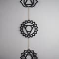 Miniatyrbilde 5 av 6: Dekorativt metallveggtilbehør Chakra - APT406MS