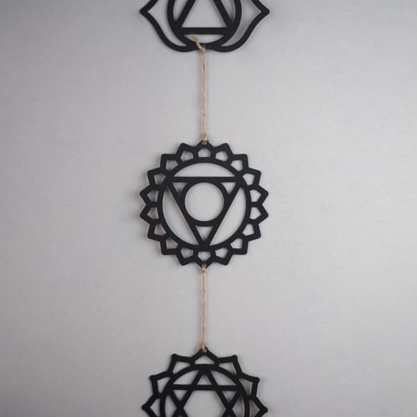 Dekorativt metallveggtilbehør Chakra - APT406MS