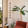 Miniatyrbilde 1 av 6: Dekorativt metallveggtilbehør Chakra - APT406MS