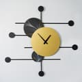 Miniatyrbilde 2 av 4: Dekorativ veggklokke i metall APS139LCA