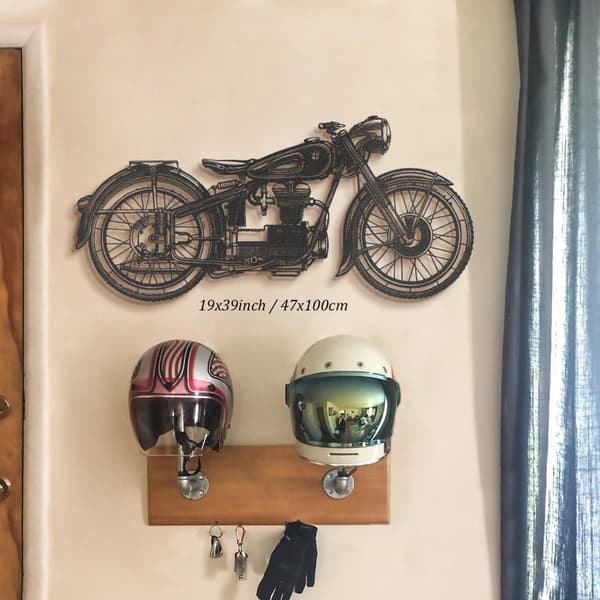 Dekorativ metalvægtilbehør Cafe Racer - APT222LS