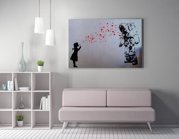 Dekorativt lerretsmaling WY05 (50 x 70)