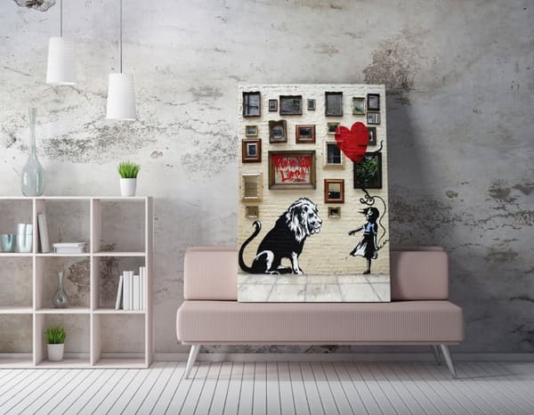 Dekorativt lerretsmaling WY119 (70 x 100)